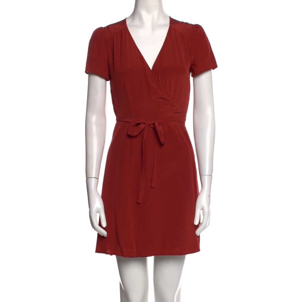 Sezane silk mini dress